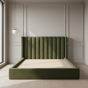 Emerald Haven velvet bed