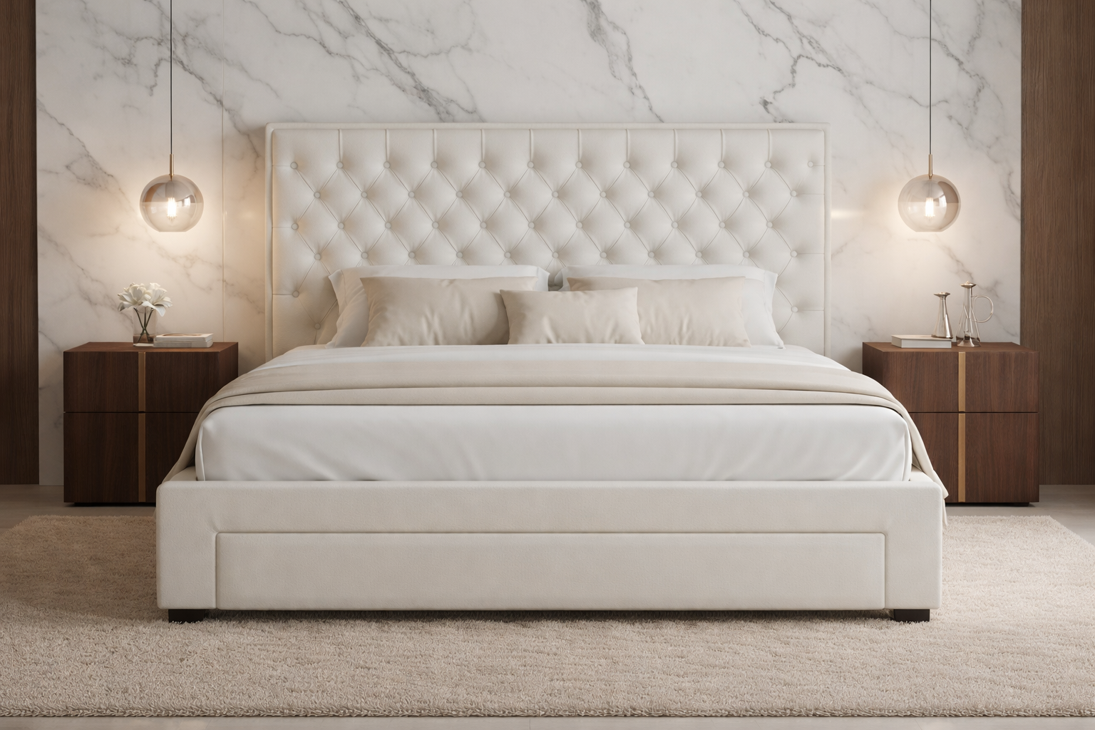 Ivory Tuft Bed - Image 2