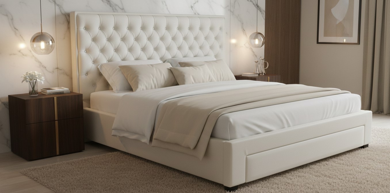 Ivory Tuft Bed