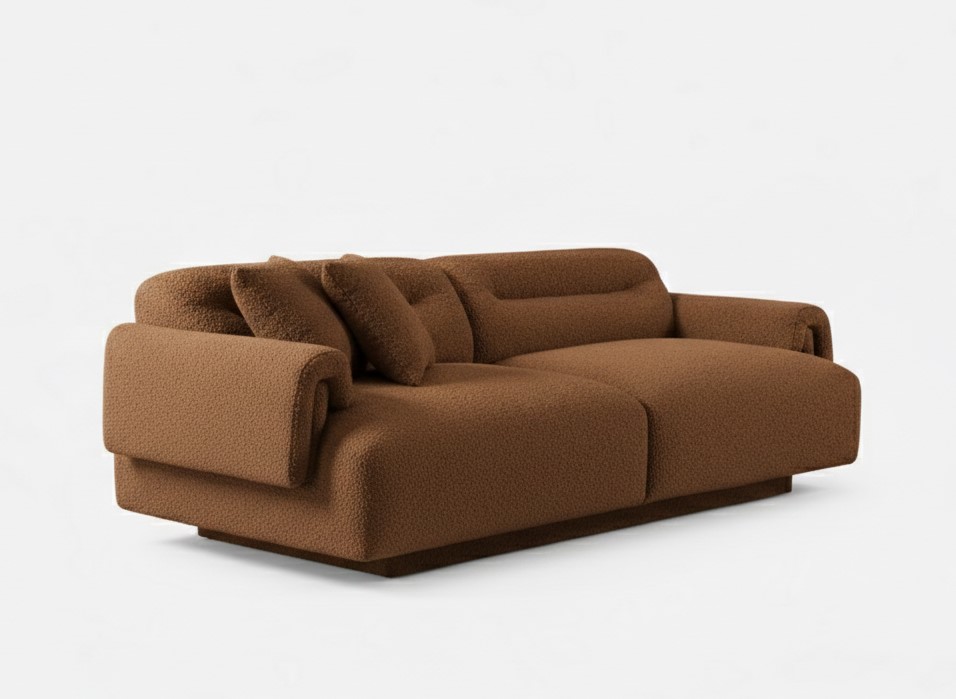 Omaanya Bouclé Shelter Sofa - Image 2